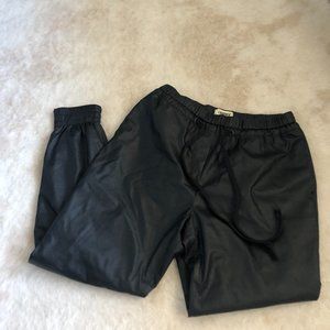 L'AGENCE Leather Jogger